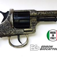 GUN BY EDISON GIOCATTOLI - MAT 0197 - MADE IN ITALY, снимка 1 - Антикварни и старинни предмети - 42108299