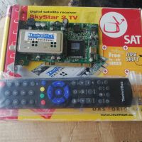 PCI DVB-S Satellite TV Card TechniSat SkyStar 2 Rev 2.6D, снимка 1 - Други - 45369894