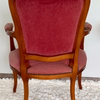 Ретро френско кресло, снимка 12 - Дивани и мека мебел - 45523621