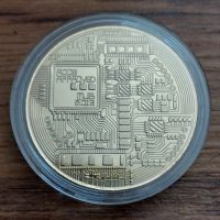 Биткойн сувенирна монета , снимка 2 - Нумизматика и бонистика - 45900012