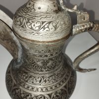 голяма стара османска кана ибрик, снимка 8 - Антикварни и старинни предмети - 45580753