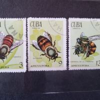 1971 г. Отглеждане на пчели . Куба, снимка 1 - Филателия - 45465135