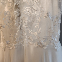 Булчинска, сватбена рокля XS-S, снимка 9 - Сватбени рокли - 45040346