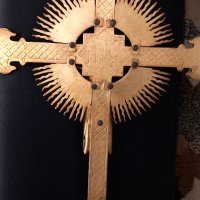 Месингов кръст, снимка 13 - Антикварни и старинни предмети - 35036302
