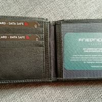НОВ Портфейл Friedrich, RFID защита срещу източване на карти, лимитирана серия Елен, снимка 7 - Портфейли, портмонета - 45635618