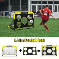 CATCHLUCK детска футболна врата 2 в 1, сгъваема футболна целева мрежа, снимка 3 - Образователни игри - 45747704