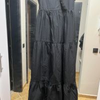 Дамка дълга черна рокля, снимка 3 - Рокли - 45254921