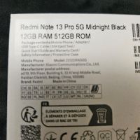 Redmi Note 13 Pro 5G 512GB 12GB RAM Dual Чисто нов Гаранция., снимка 2 - Xiaomi - 45447420