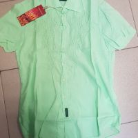 Продавам мъжка риза св.зелена, снимка 1 - Ризи - 45543547