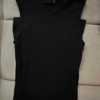 Дълга черна рокля, снимка 3 - Рокли - 44434877