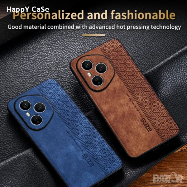 Honor 400 / 400 Pro / AZNS LEATHER Кожен кейс гръб калъф, снимка 1