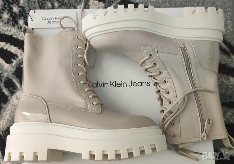Нови дамски боти Calvin Klein Jeans, снимка 1
