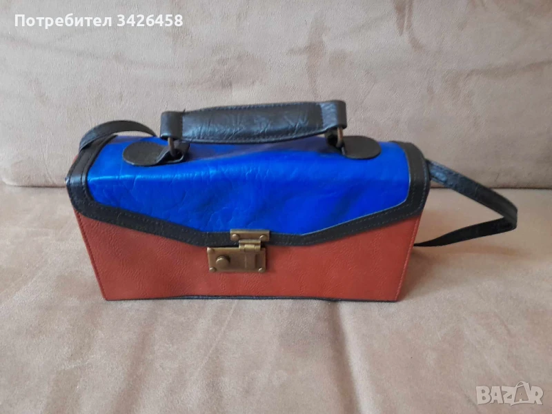 Дамска чанта - цвят турско синьо, снимка 1