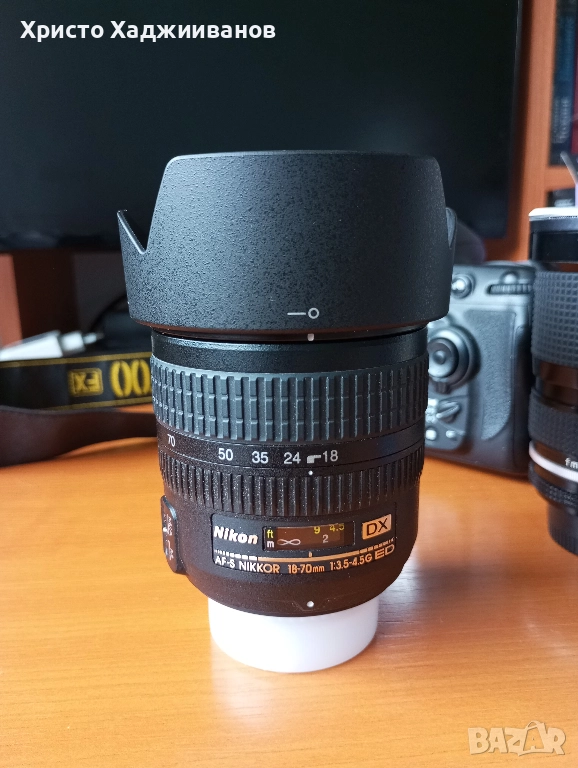 Обектив Никон Nikon Nikkor AF-S 18-70 ED, снимка 1
