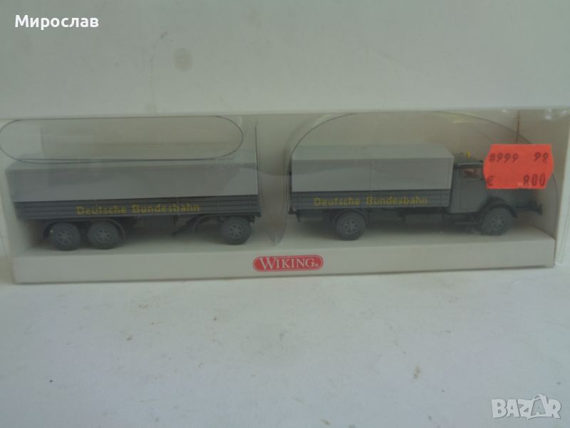 WIKING H0 1/87 BUSSING КАМИОН МОДЕЛ КОЛИЧКА, снимка 1