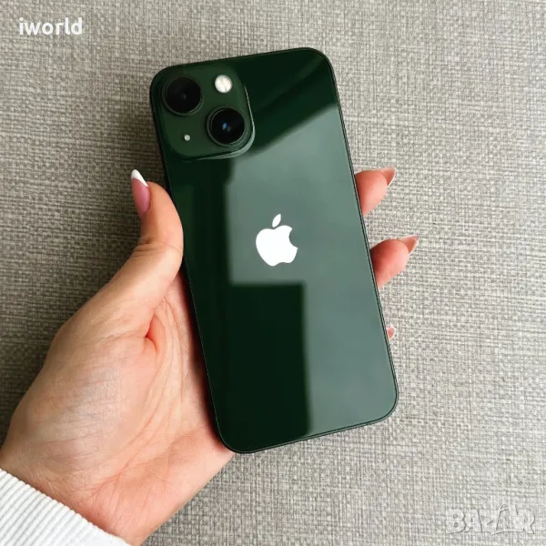 КАТО НОВ❗️iPhone 13 mini Лизинг от 36лв/м ❗️ Alpine Green ❗️ 128гб ❗️100% 🔋, снимка 1