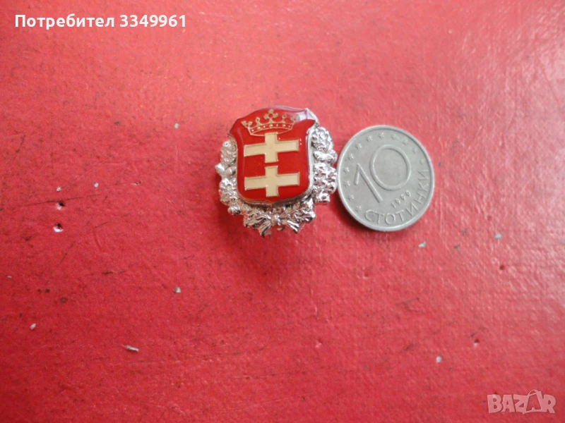 Немски знак значка с емайл 33, снимка 1