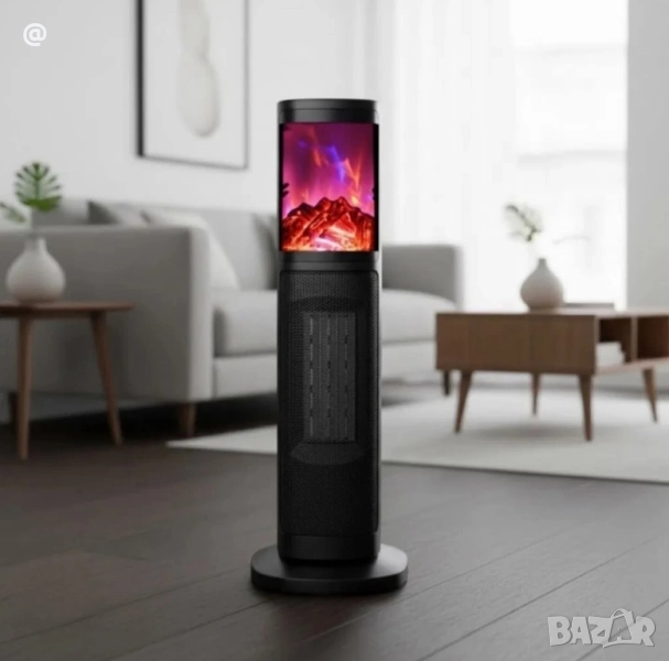 Отоплителна печка с вентилатор  Керам. нагр.Led дисплей, Дист. управление, снимка 1