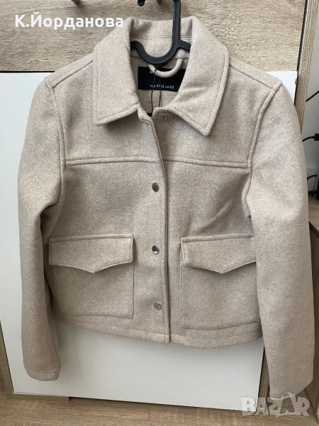 Дамско яке/блейзър бежово, снимка 1