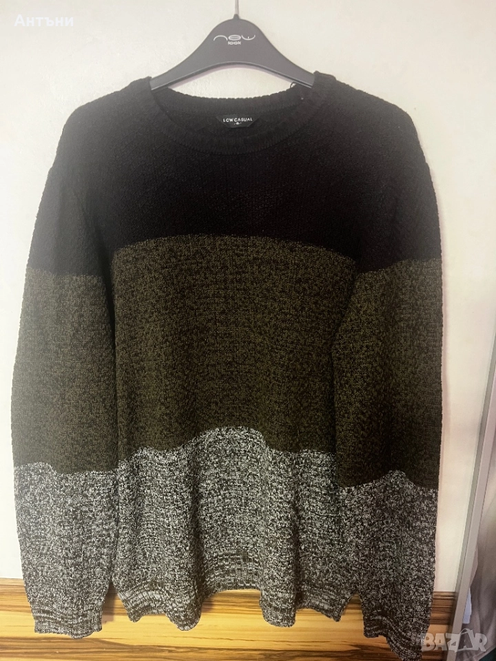 Шарена блуза с дълъг ръкав, снимка 1