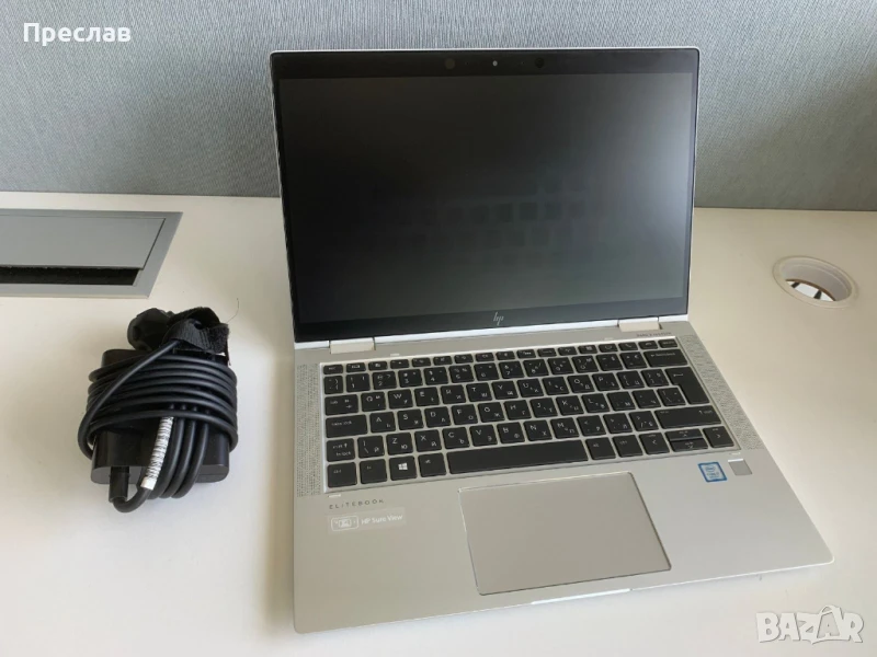  Продавам HP EliteBook x360 1030 G4 i7-8565U/16GB DDR4/512GB SSD, снимка 1