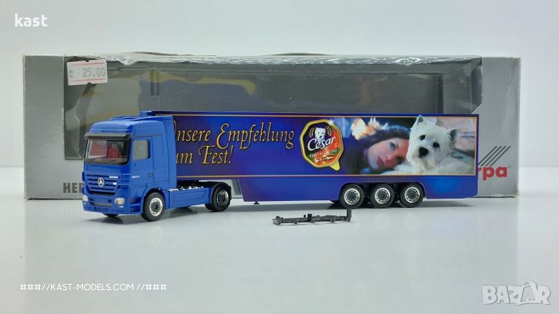 KAST-Models Умален модел на Mercedes Actros Mp2 HERPA 1/87, снимка 1