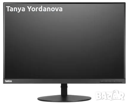 ThinkVision T24d 24" Full HD LED Flat Black Computer Monitor, снимка 1