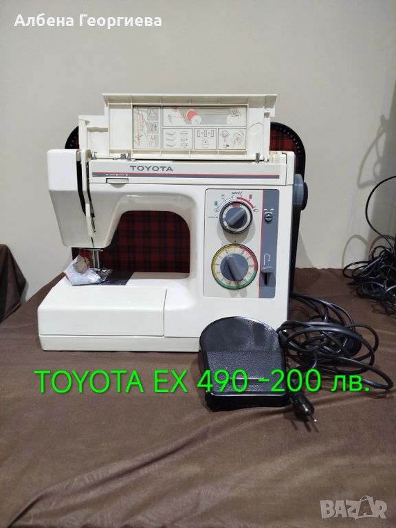 Механична шевна машина TOYOTA EX 490, снимка 1