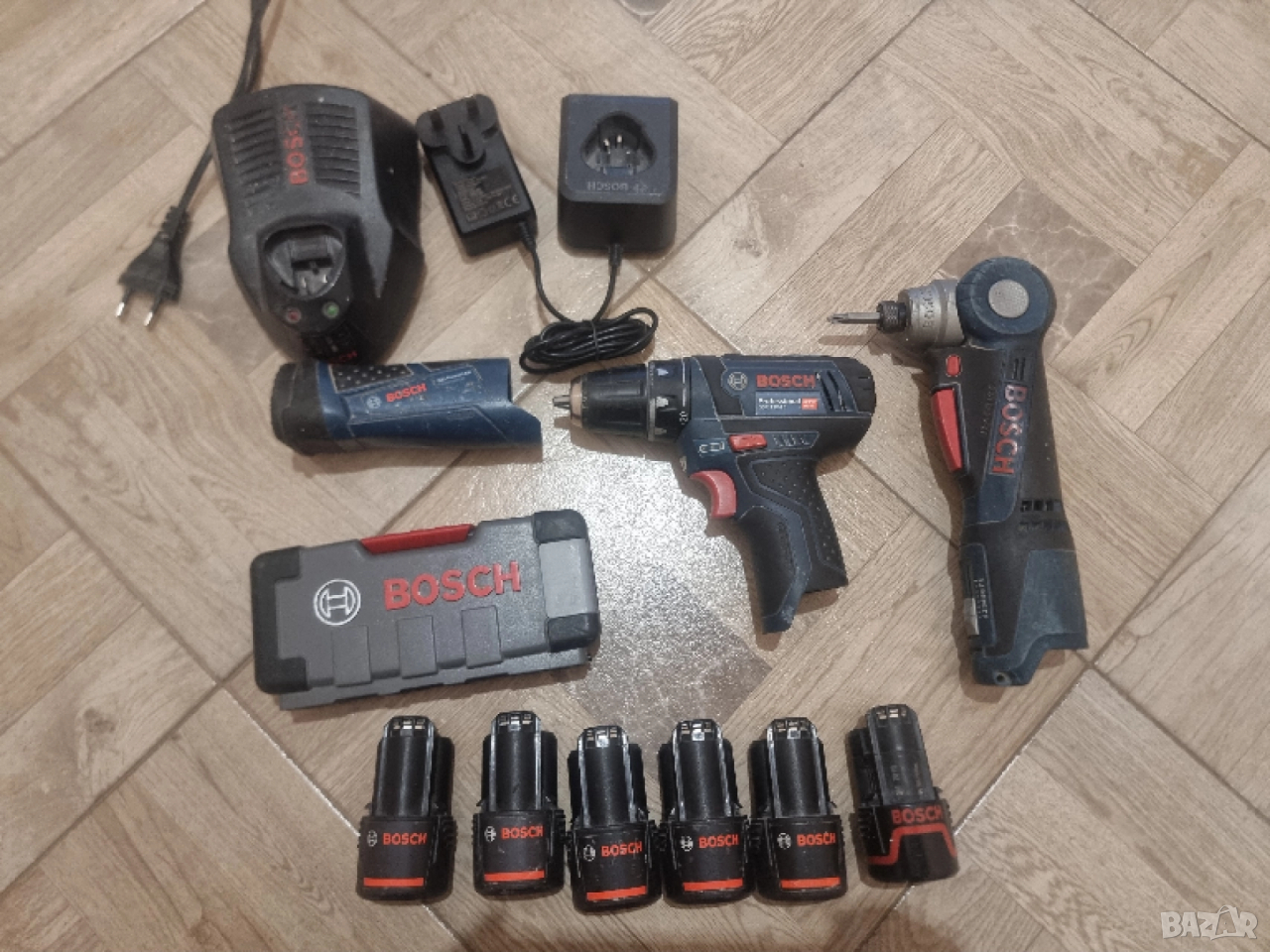 Комплект инструменти BOSCH 10,8V, снимка 1