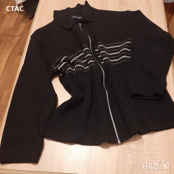 Стегната мъжка жилетка с цип, снимка 1