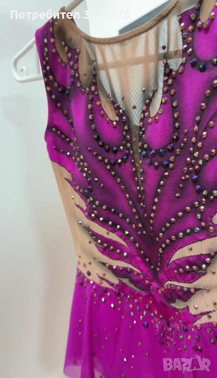 Трико ново за художествена гимнастика, танци, около 8-9 год, снимка 1