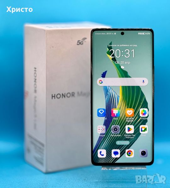 ГАРАНЦИОНЕН!!! Honor Magic 5 Lite, 256GB, 8GB RAM, 5G , снимка 1