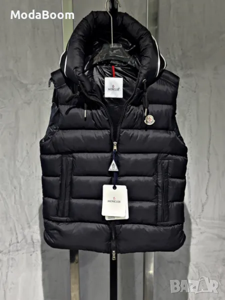 Moncler мъжки черен елек, снимка 1