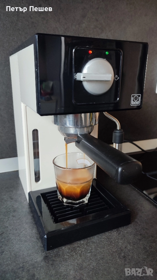 85лв. Кафемашина Briel A1 Ivory 1050w перфектно еспресо кафе крема цедка Бриел, снимка 1