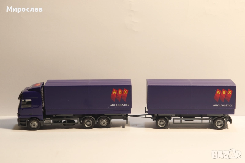 HERPA 1:87 H0 МERCEDES ACTROS КАМИОН МОДЕЛ, снимка 1