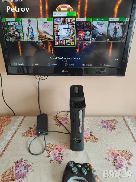 XBox 360 ХАКНАТ 120GB с 13 ИГРИ, снимка 1