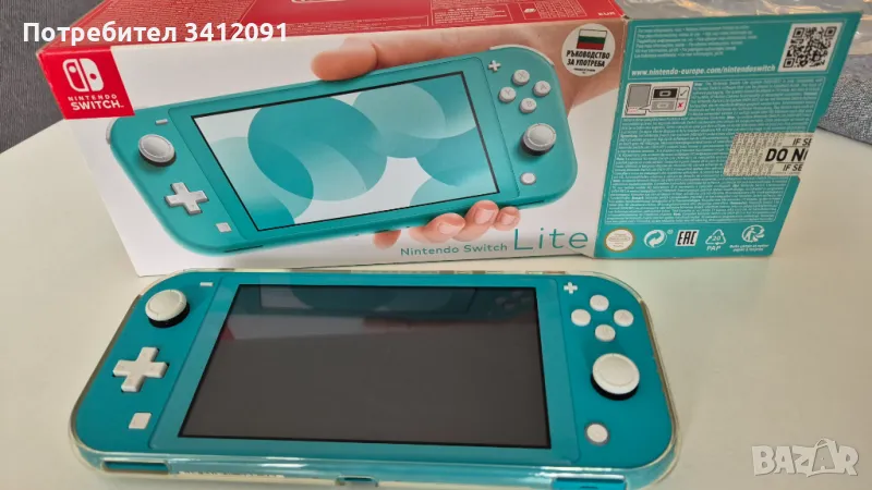 Nintendo switch lite turquoise , снимка 1