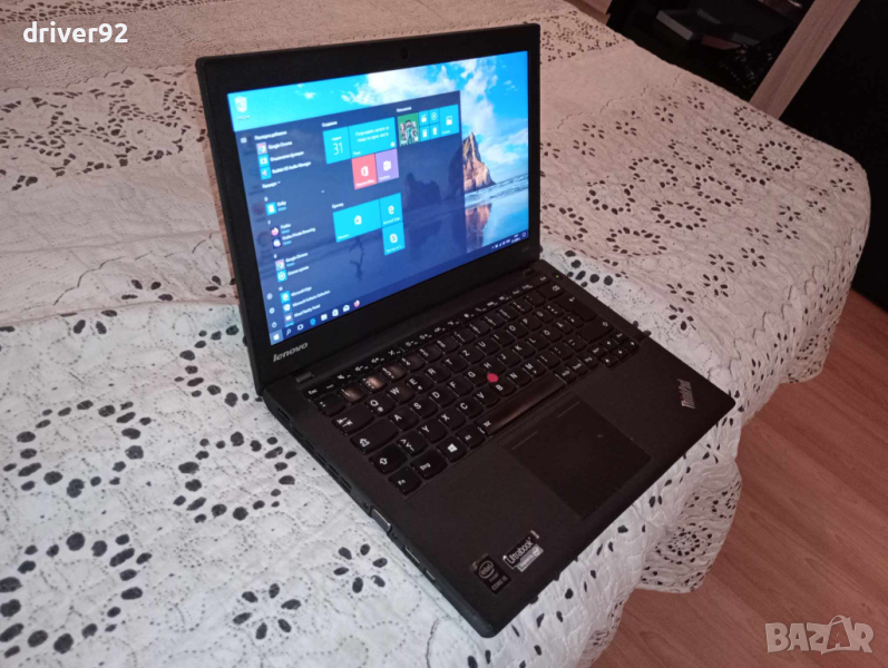 Lenovo X240 като нов и5 процесор 12.5 инча екран 8 гб рам 120 гб ссд хард сбатерия над 2 часа, снимка 1