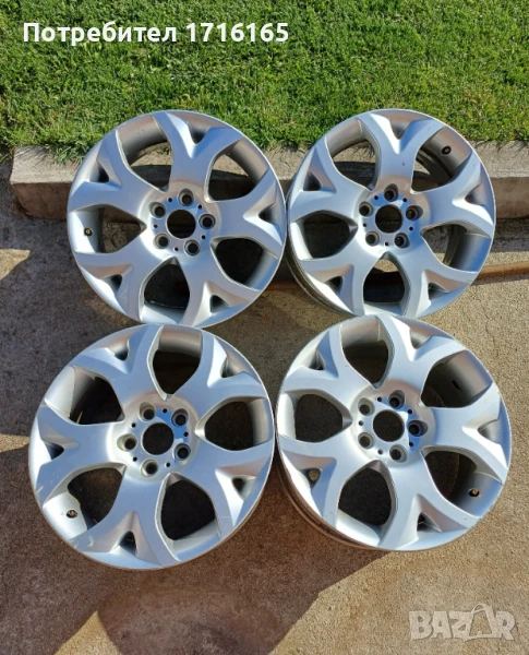 BMW X3 18 ОРИГИНАЛНИ АЛУМИНИЕВИ ДЖАНТИ , снимка 1