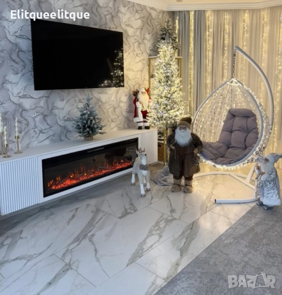 Градинска люлка от PVC ратан с метална конструкция, снимка 1