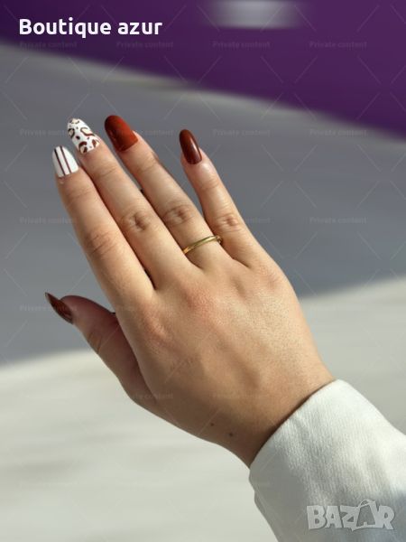 Нежен дамски пръстен от медицинска стомана тип халка, снимка 1