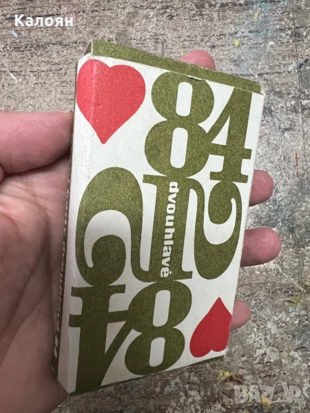 Ретро чешки карти за игра нови в кутия , снимка 1