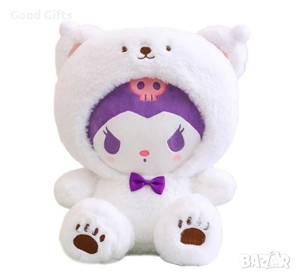 Плюшена играчка Hello Kitty Kuromi Мече, 40см, снимка 1