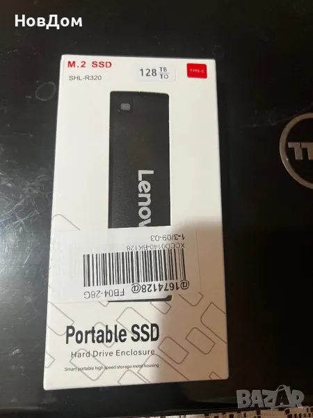 Външен хард диск SSD Lenovo 128tb, снимка 1