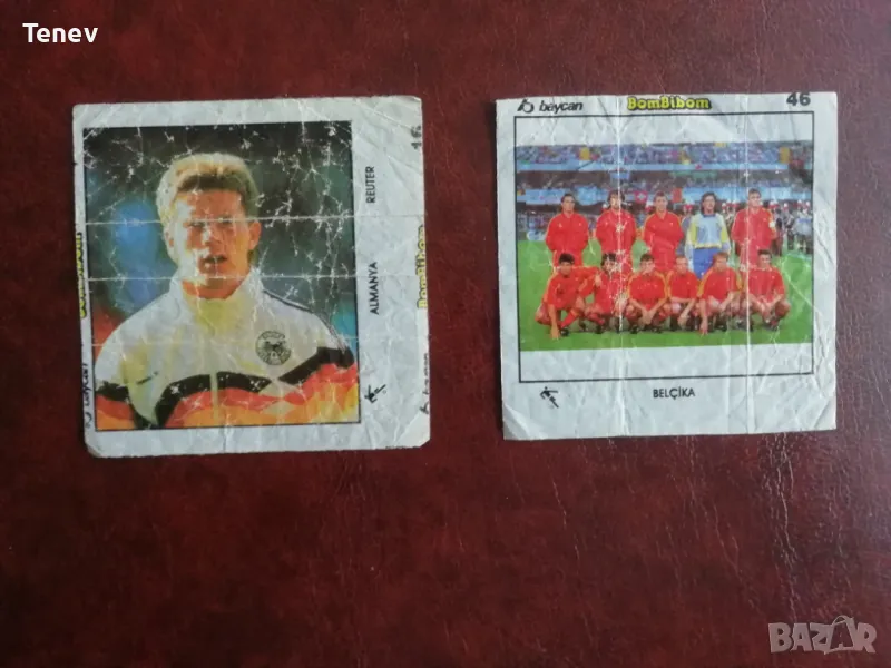 Картинки от дъвки BomBibom /футбол/ - 2 бр., снимка 1