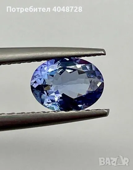 Естествен инвестиционен танзанит 1.22ct. „Синьо-виолетово“, снимка 1