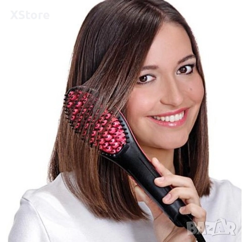 Четка за изправяне и изсушаване с LCD дисплей и 3D керамични цилиндри TV51, снимка 9 - Фризьорски принадлежности - 52595191