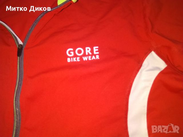 Gore Bike Wear маркова колездачна тениска отлична със силиконов грип размер Л, снимка 2 - Велосипеди - 45557786