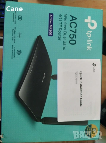 4G Wi-Fi рутер TP-Link Archer 750 MR200, снимка 4 - Рутери - 53857804