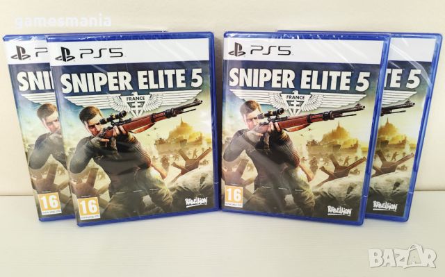 [ps5] ! СУПЕР цена ! Sniper Elite 5 / Playstation 5/ НОВИ